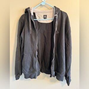 Champion Black Zip-Up Hoodie